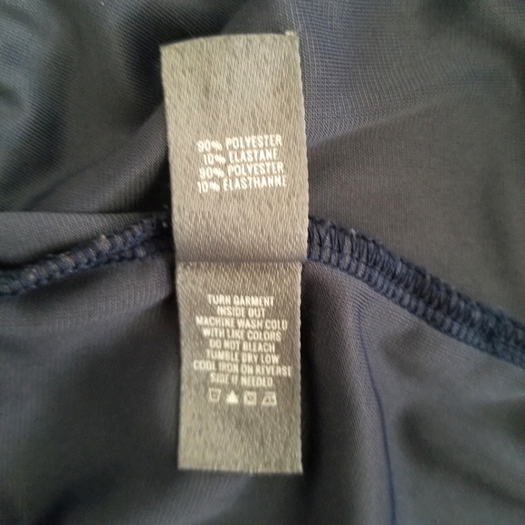 Aerie Navy Blue Crushed Velvet Sleep Shorts, Size Small - Picture 4 of 5